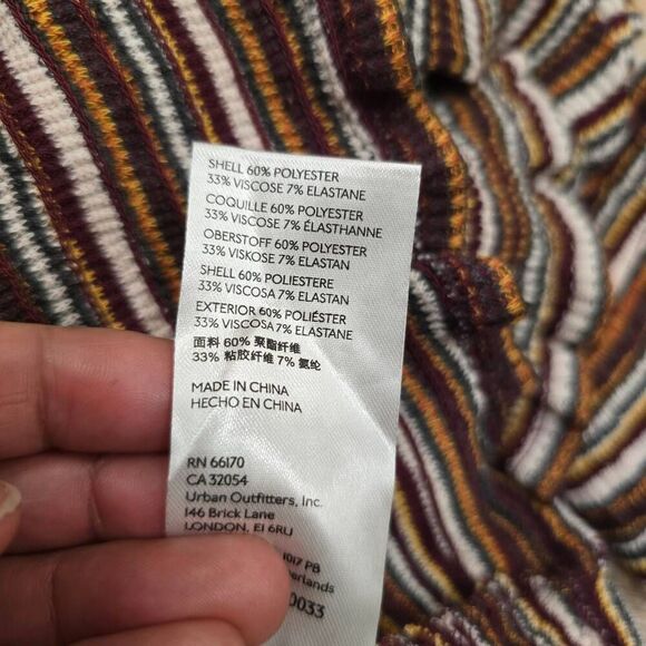 Anthropologie Striped Blouse - Brown and Cream - Picture 7 of 8